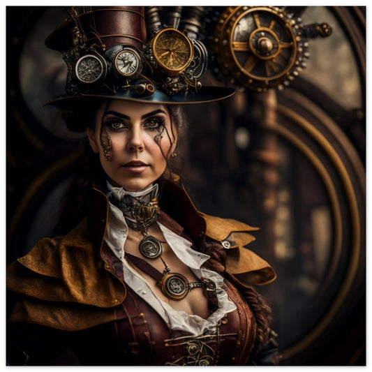 Steampunk Poster - Premium Semi-Glossy Paper Poster, Stylish & Elegant, Perfect Gift