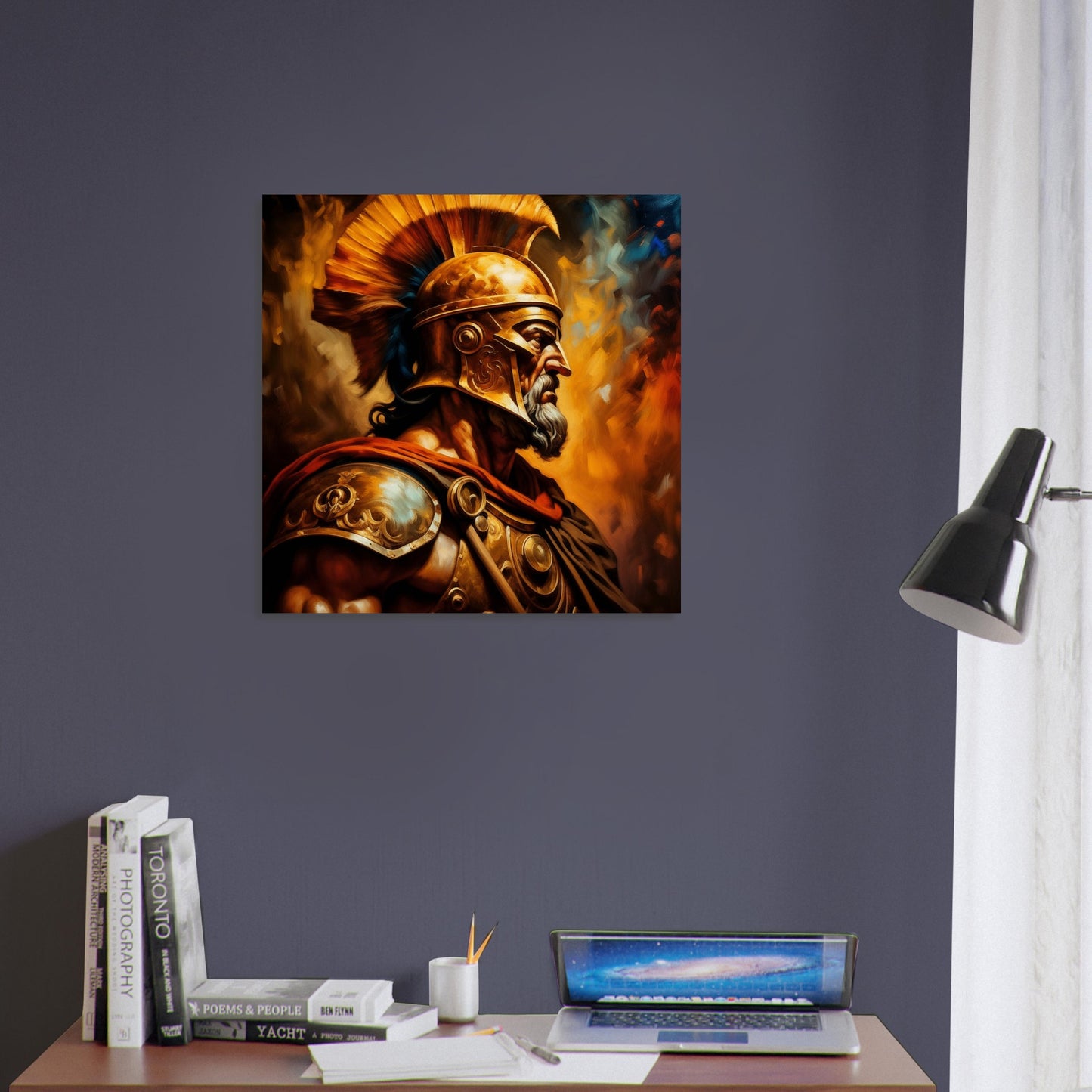 Classics Theme, Printed Wall Art, Ares, Foam Backing, Perfect Gift