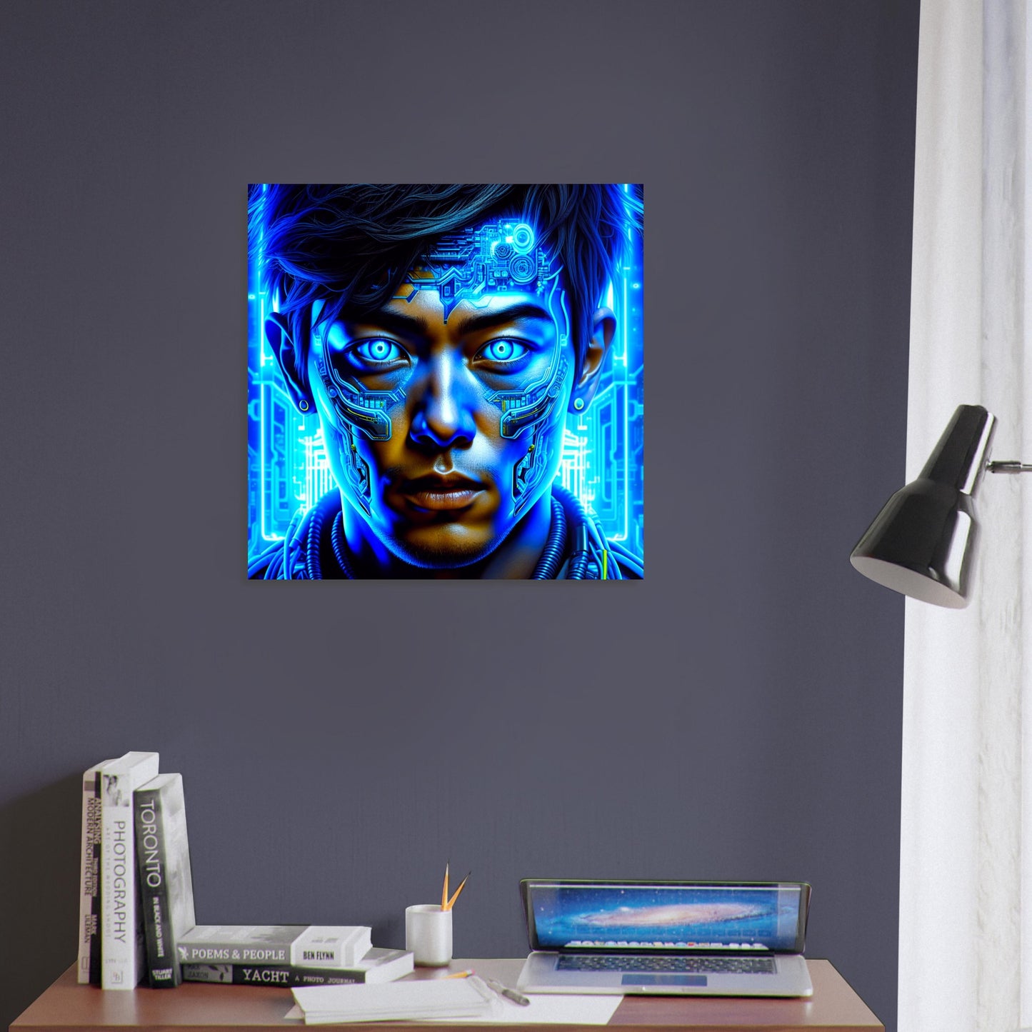 Cyborg 'Type F' PVC Wall Art