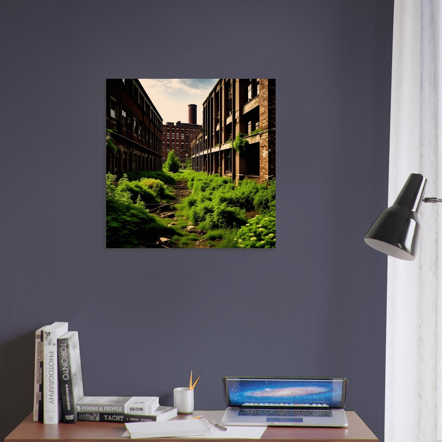 Urban Theme - Printed Wall Art - Urban Decline - Foam Backing - Perfect Gift