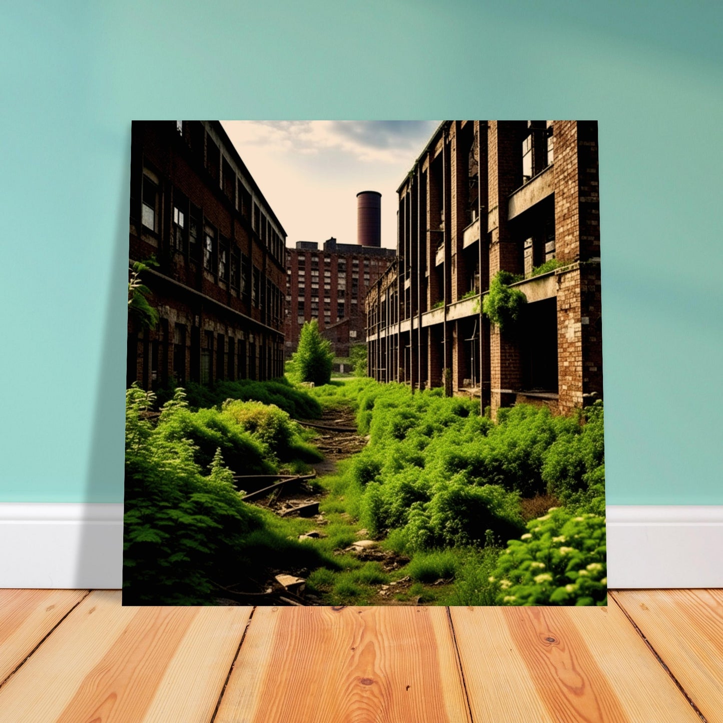 Urban Theme - Printed Wall Art - Urban Decline - Foam Backing - Perfect Gift