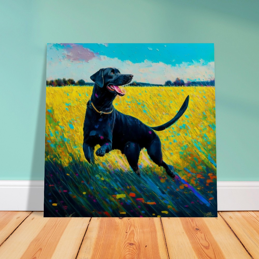 Pet Theme, Printed Wall Art, Labrador, Foam Backing, Perfect Gift.