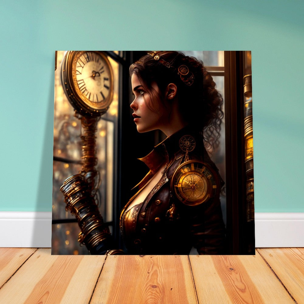 Steampunk Theme, Printed Wall Art, Browsing, Foam Backing, Perfect Gift.