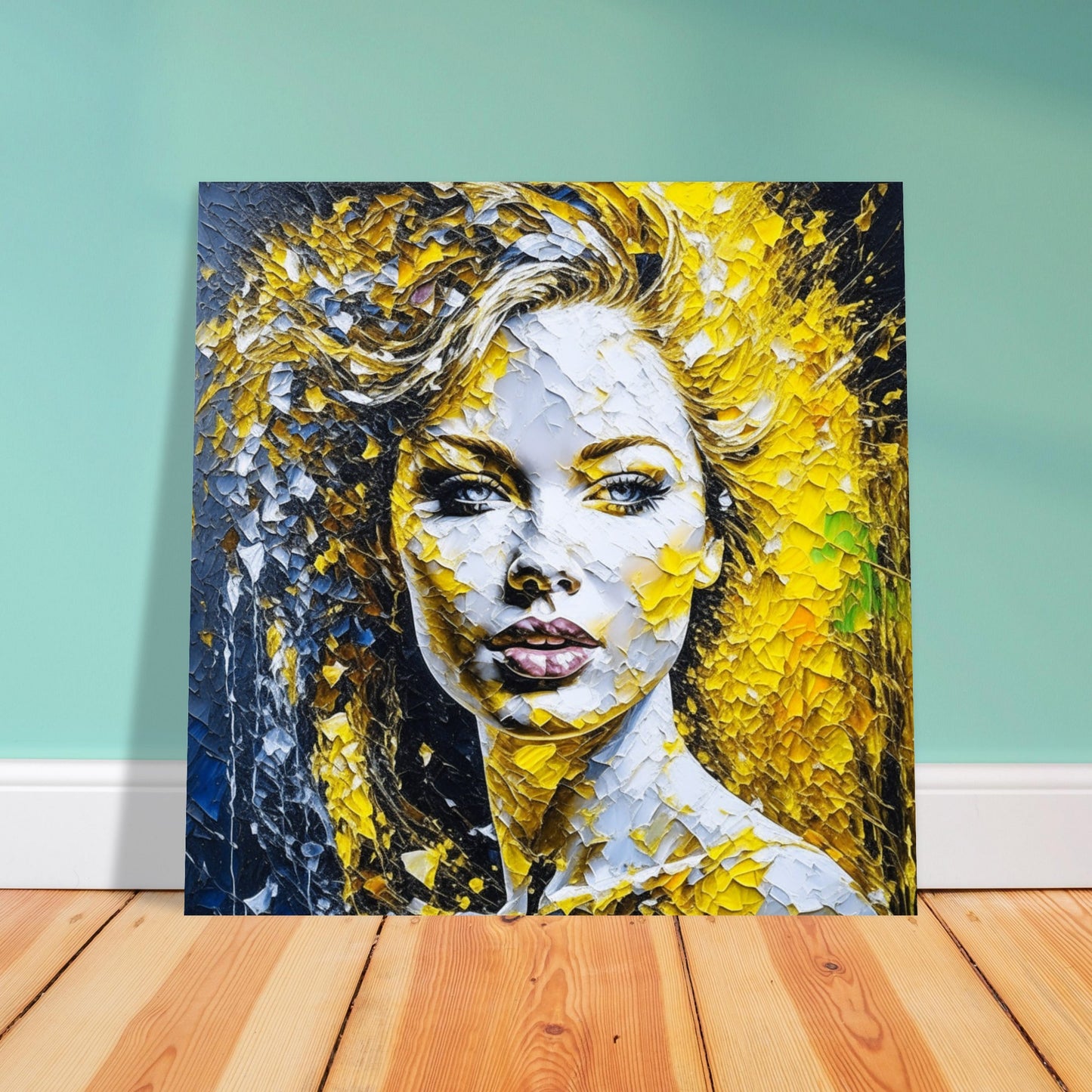 Female Portrait Theme, Printed Wall Art, Expressions N, Foam Backing, Perfect Gift.