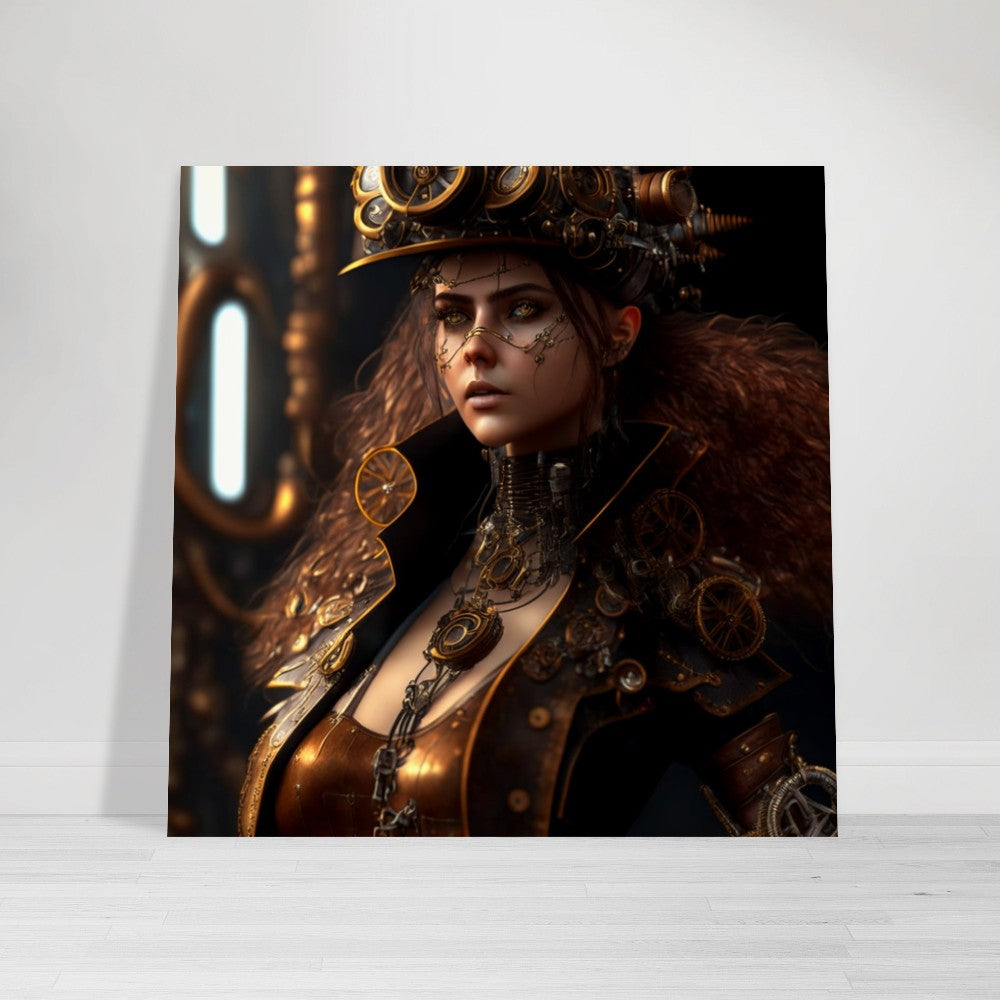 Steampunk Poster - Premium Semi-Glossy Paper Poster, Rocker, Perfect Gift