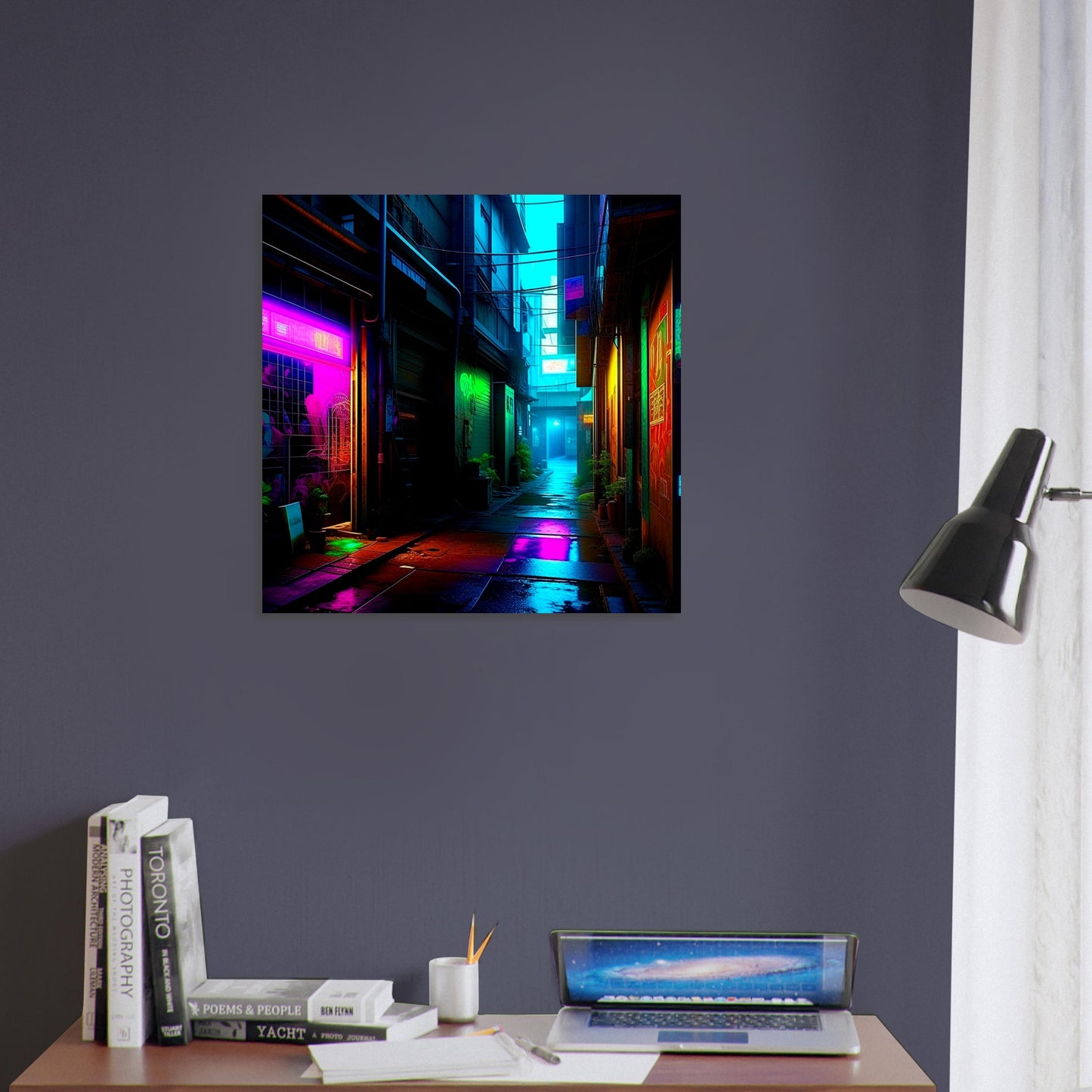 Urban Theme - Printed Wall Art - Urban Nights - Foam Backing - Perfect Gift