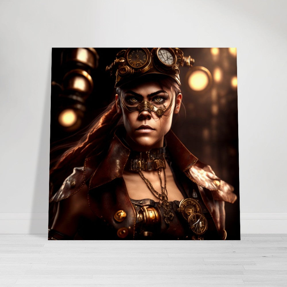 Steampunk Poster - Premium Semi-Glossy Paper Poster, Leadership, Perfect Gift