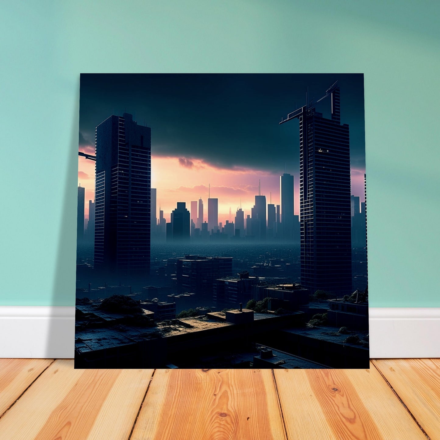 Urban Theme - Printed Wall Art - Urban Expanse - Foam Backing - Perfect Gift