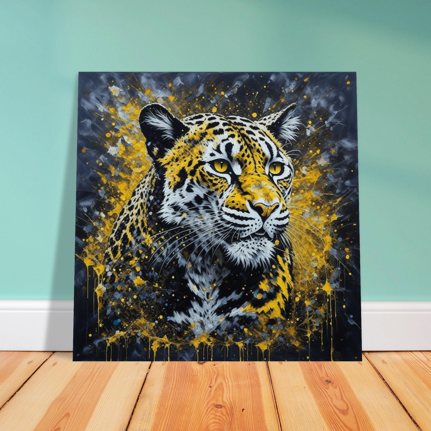 Nature Theme, Printed Wall Art, Leopard, Foam Backing, Perfect Gift.