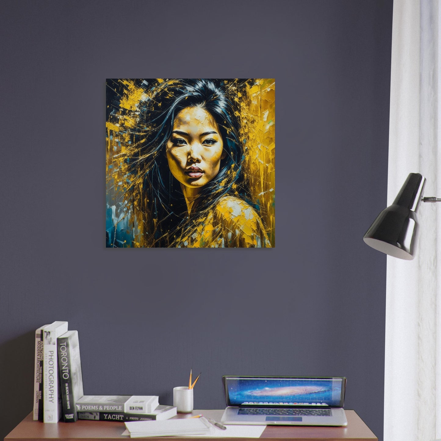 Female Portrait Theme, Printed Wall Art, Expressions G, Foam Backing, Perfect Gift.