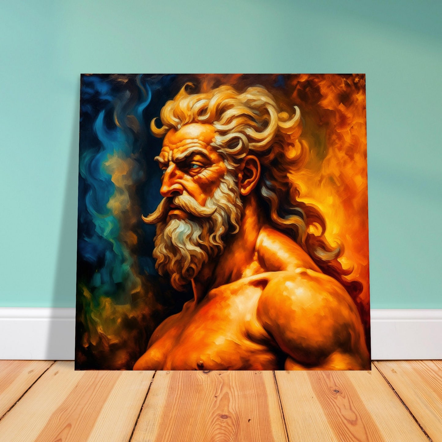 Classics Theme, Printed Wall Art, Hephaestus, Foam Backing, Perfect Gift