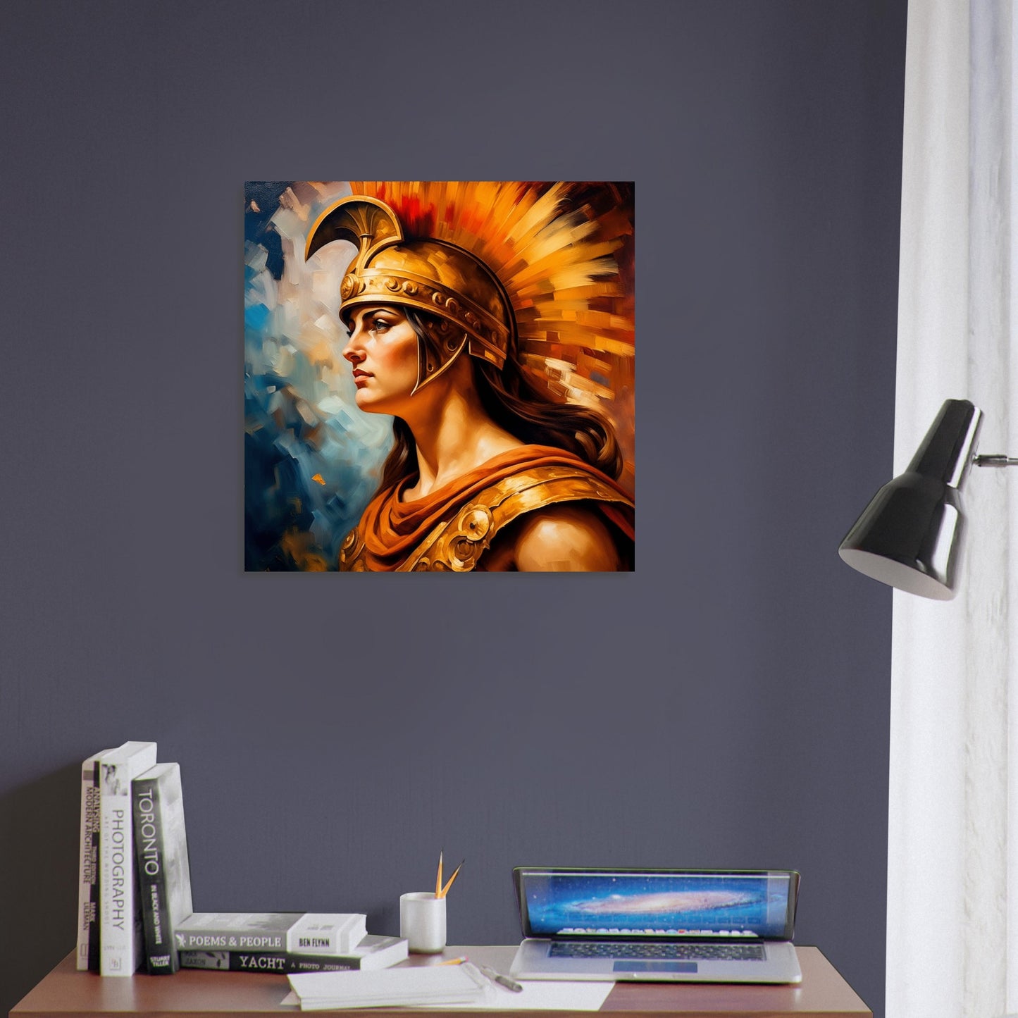 Classics Theme, Printed Wall Art, Athena, Foam Backing, Perfect Gift