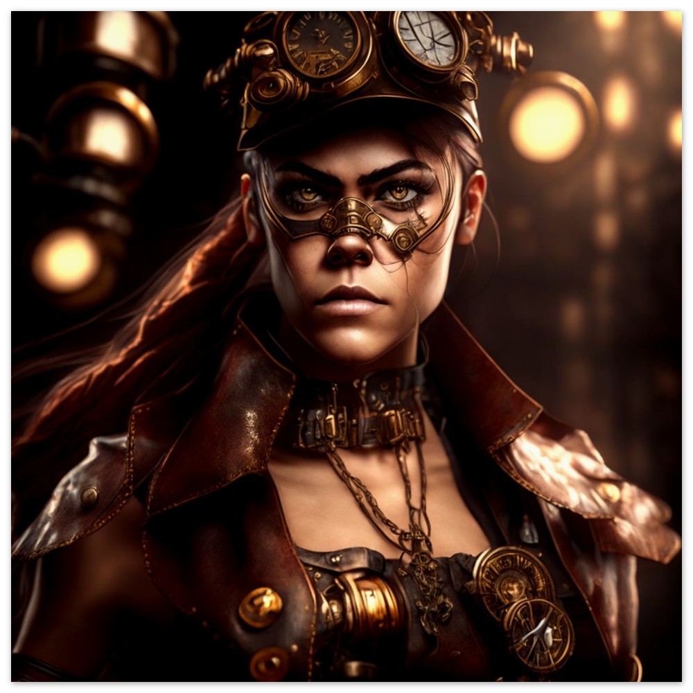 Foam Print - Steampunk Theme, Female, Leadership