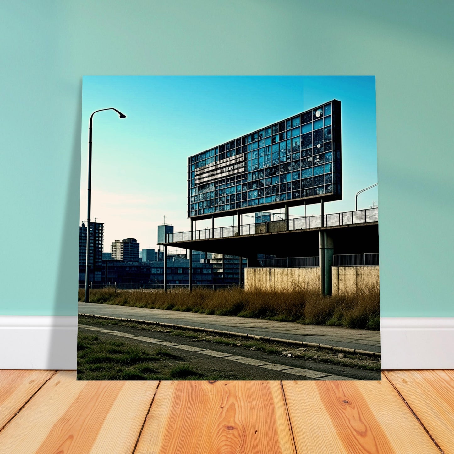 Urban Theme - Printed Wall Art - Urban Desolation - Foam Backing - Perfect Gift