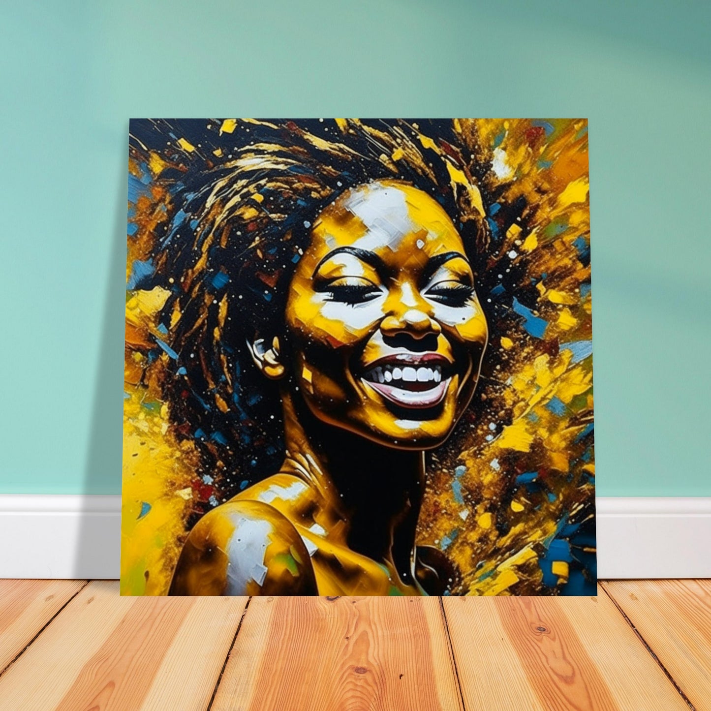 Female Portrait Theme, Printed Wall Art, Expressions I, Foam Backing, Perfect Gift.