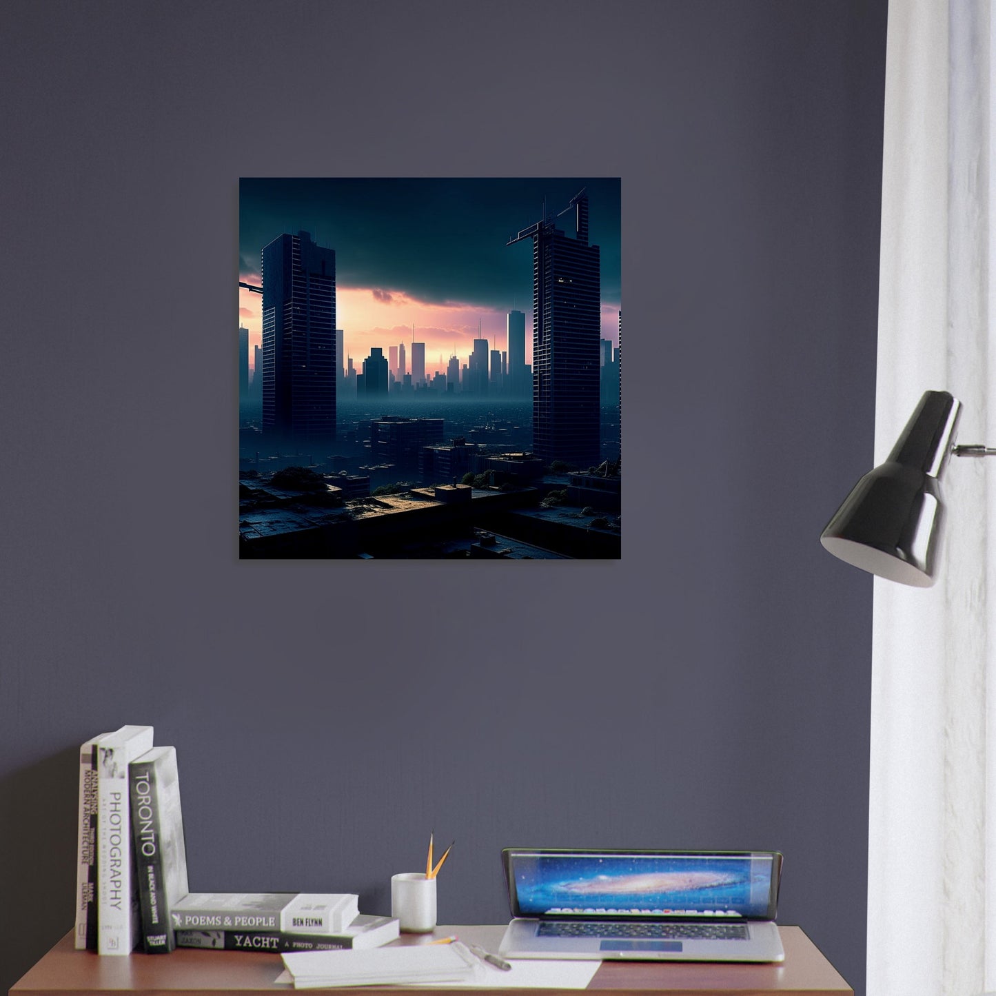 Urban Theme - Printed Wall Art - Urban Expanse - Foam Backing - Perfect Gift