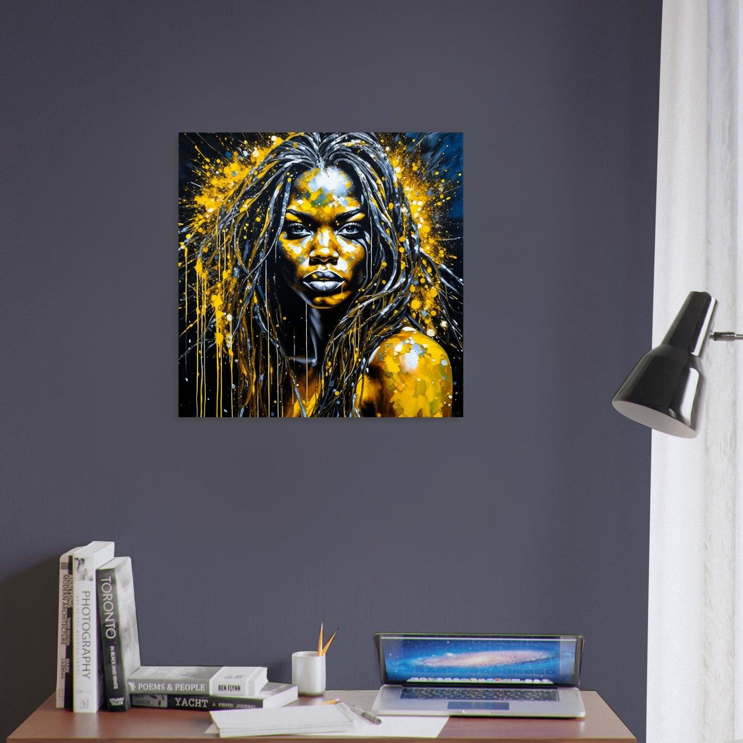 Female Portrait Theme, Printed Wall Art, Expressions A, Foam Backing, Perfect Gift.