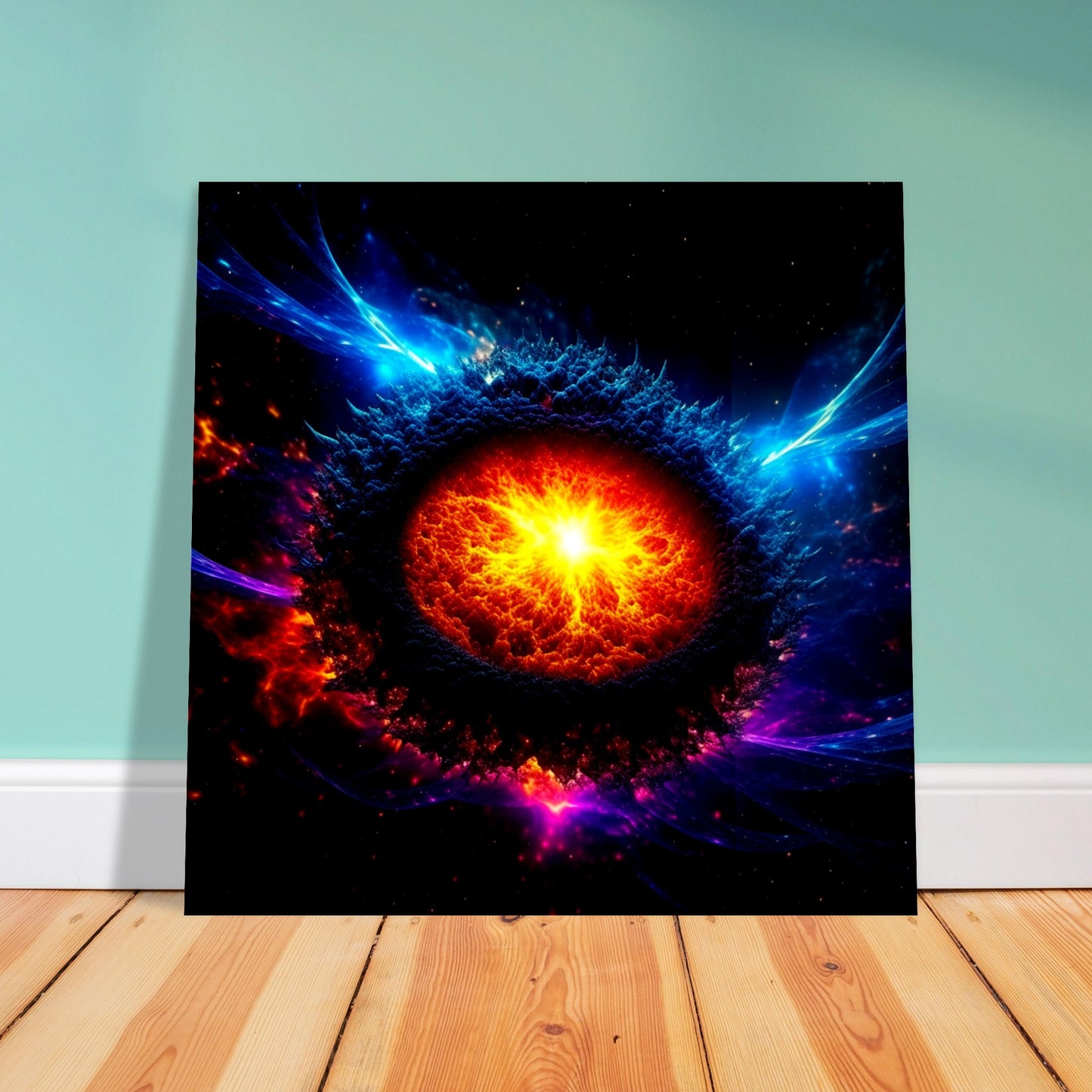 Space Theme - Printed Wall Art - Supernova Remnant - Foam Backing - Perfect Gift