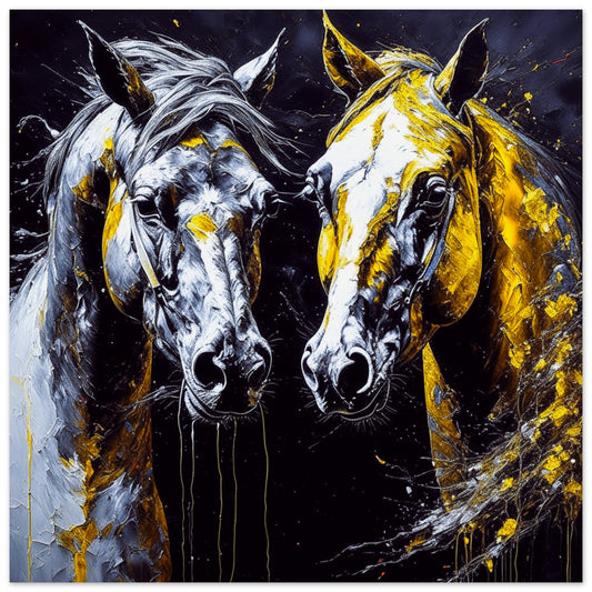 Special Offer - Printed Wall Art, Wild Horses, Aluminium Print