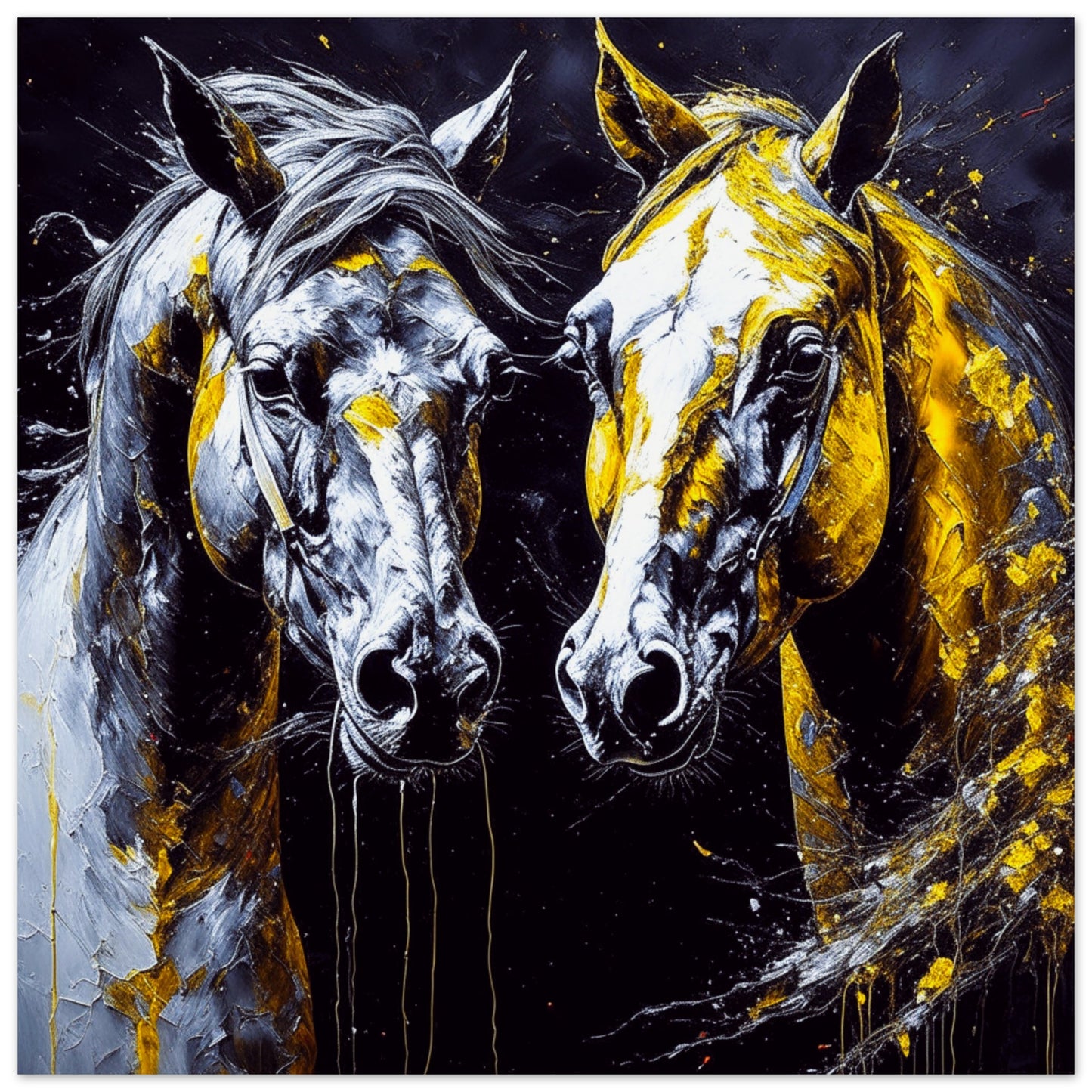 Special Offer - Printed Wall Art, Wild Horses, Aluminium Print