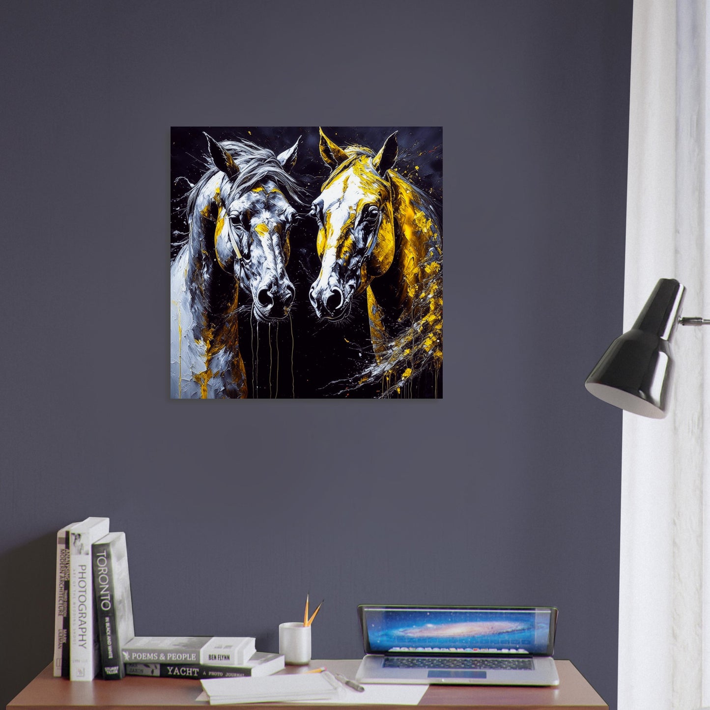 Special Offer - Printed Wall Art, Wild Horses, Aluminium Print