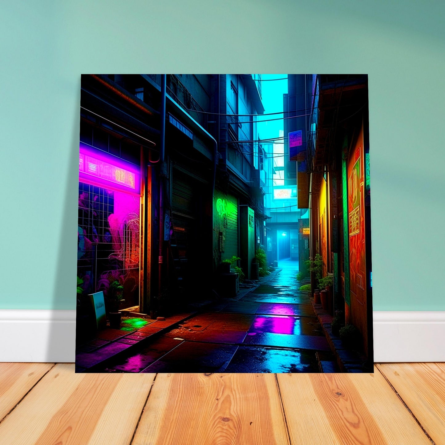 Urban Theme - Printed Wall Art - Urban Nights - Foam Backing - Perfect Gift