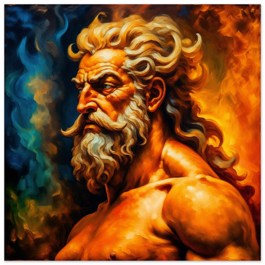 Classics Theme, Printed Wall Art, Hephaestus, Foam Backing, Perfect Gift