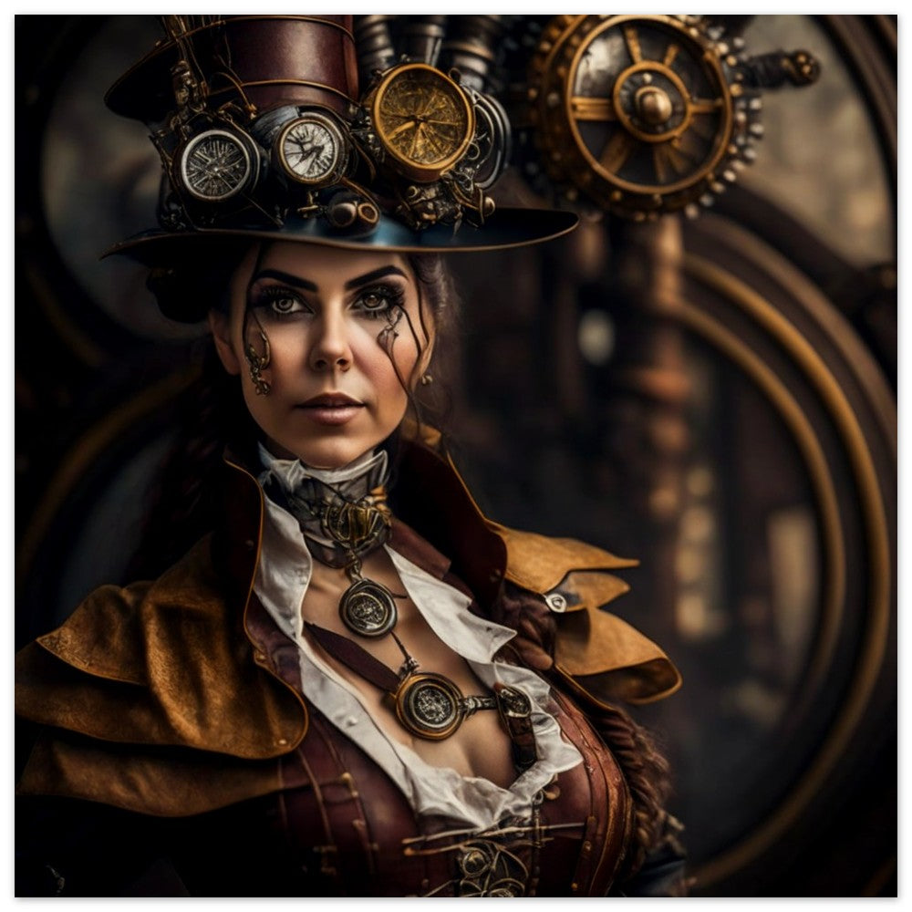 Steampunk Poster - Premium Semi-Glossy Paper Poster, Stylish & Elegant, Perfect Gift