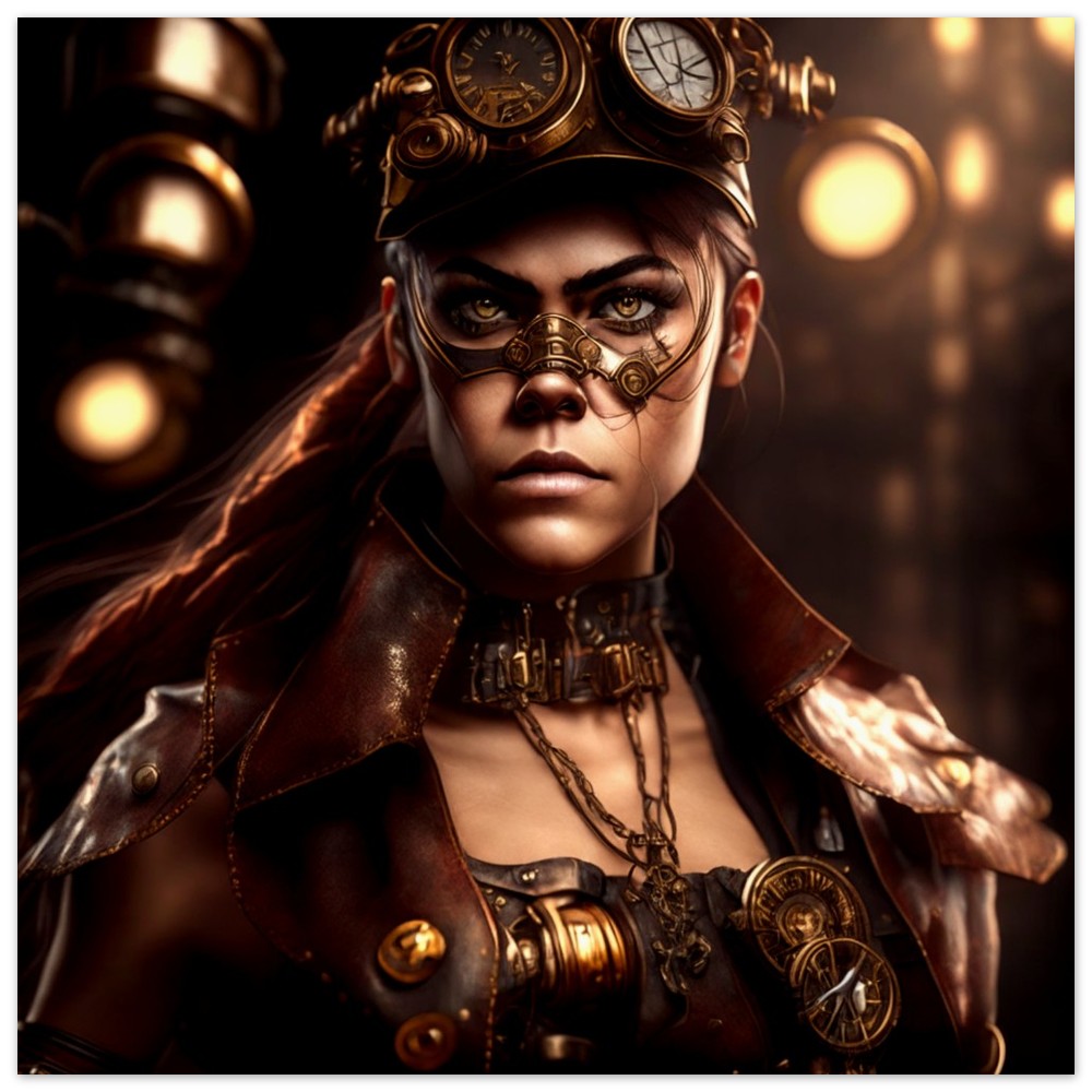 Foam Print - Steampunk Theme, Female, Leadership