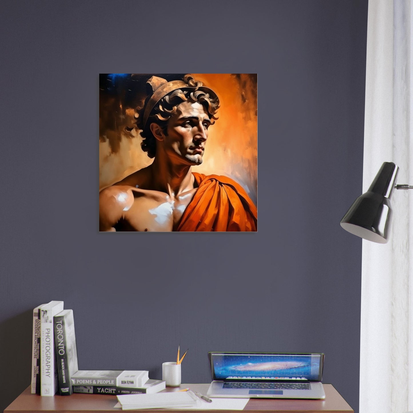 Classics Theme, Printed Wall Art, Hermes, Foam Backing, Perfect Gift