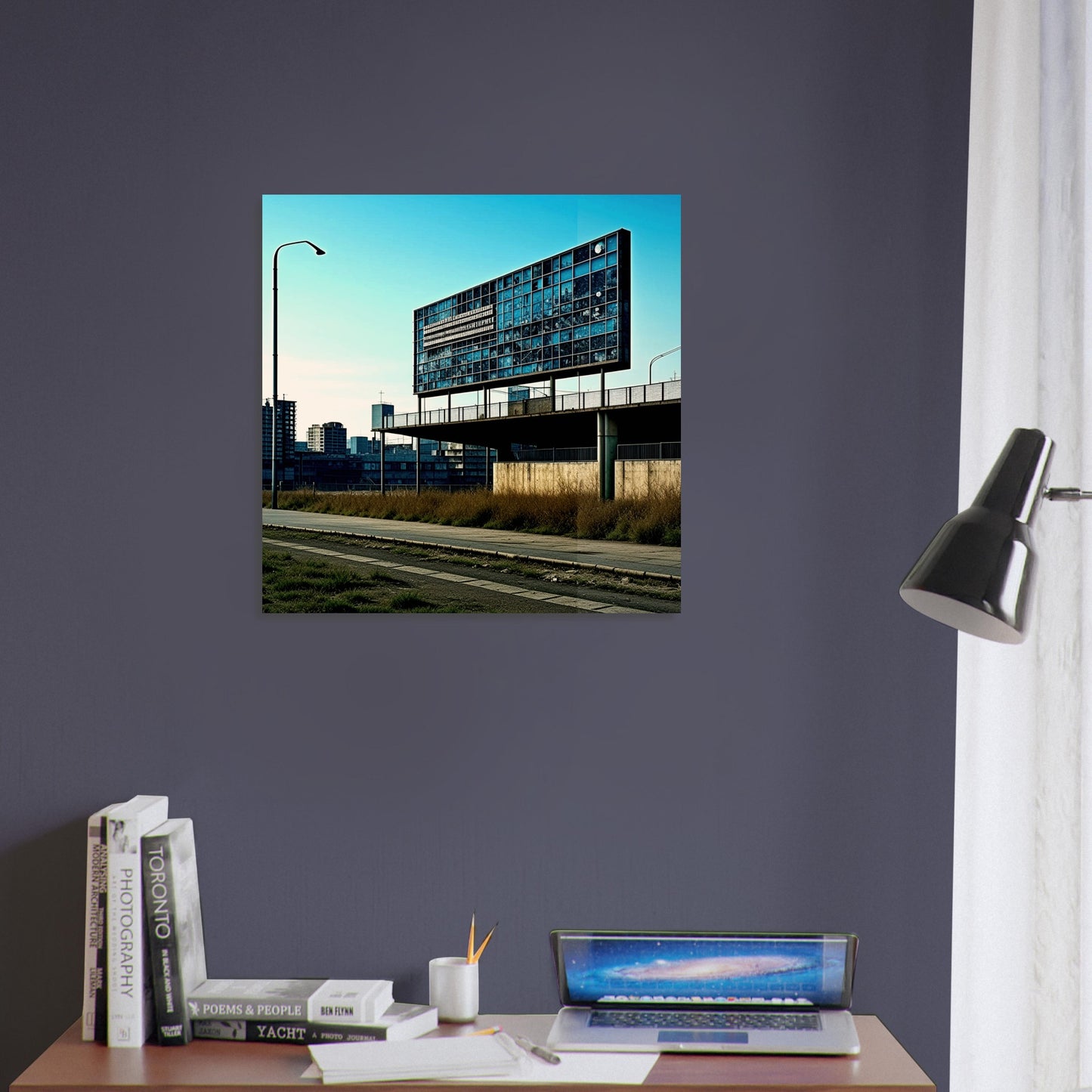 Urban Theme - Printed Wall Art - Urban Desolation - Foam Backing - Perfect Gift