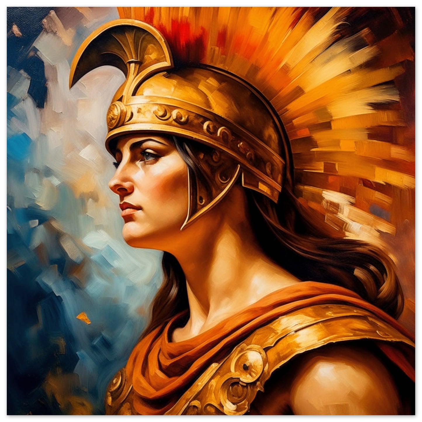 Classics Theme, Printed Wall Art, Athena, Foam Backing, Perfect Gift