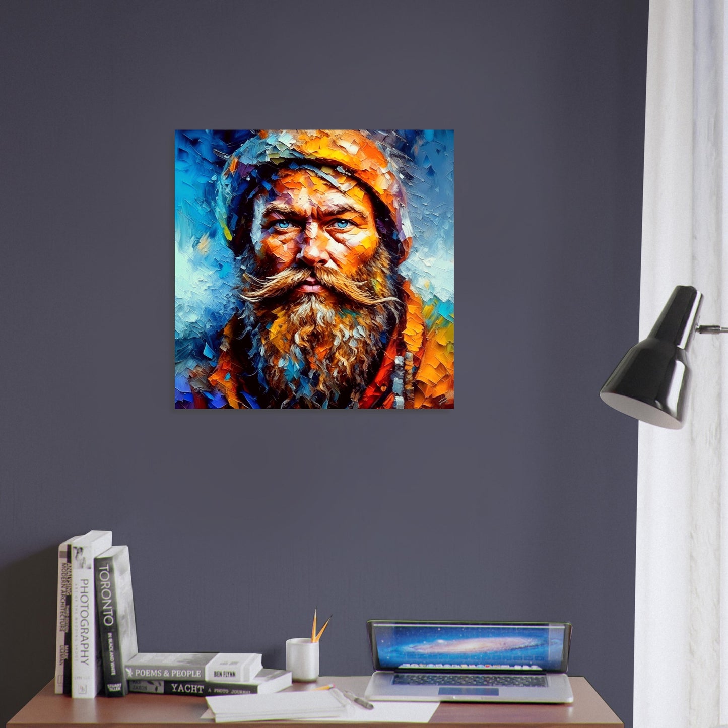 Viking Theme, Printed Wall Art, Explorer, Foam Backing, Perfect Gift